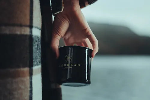 Black Vintage Mug - GØDHEAD COFFFEE