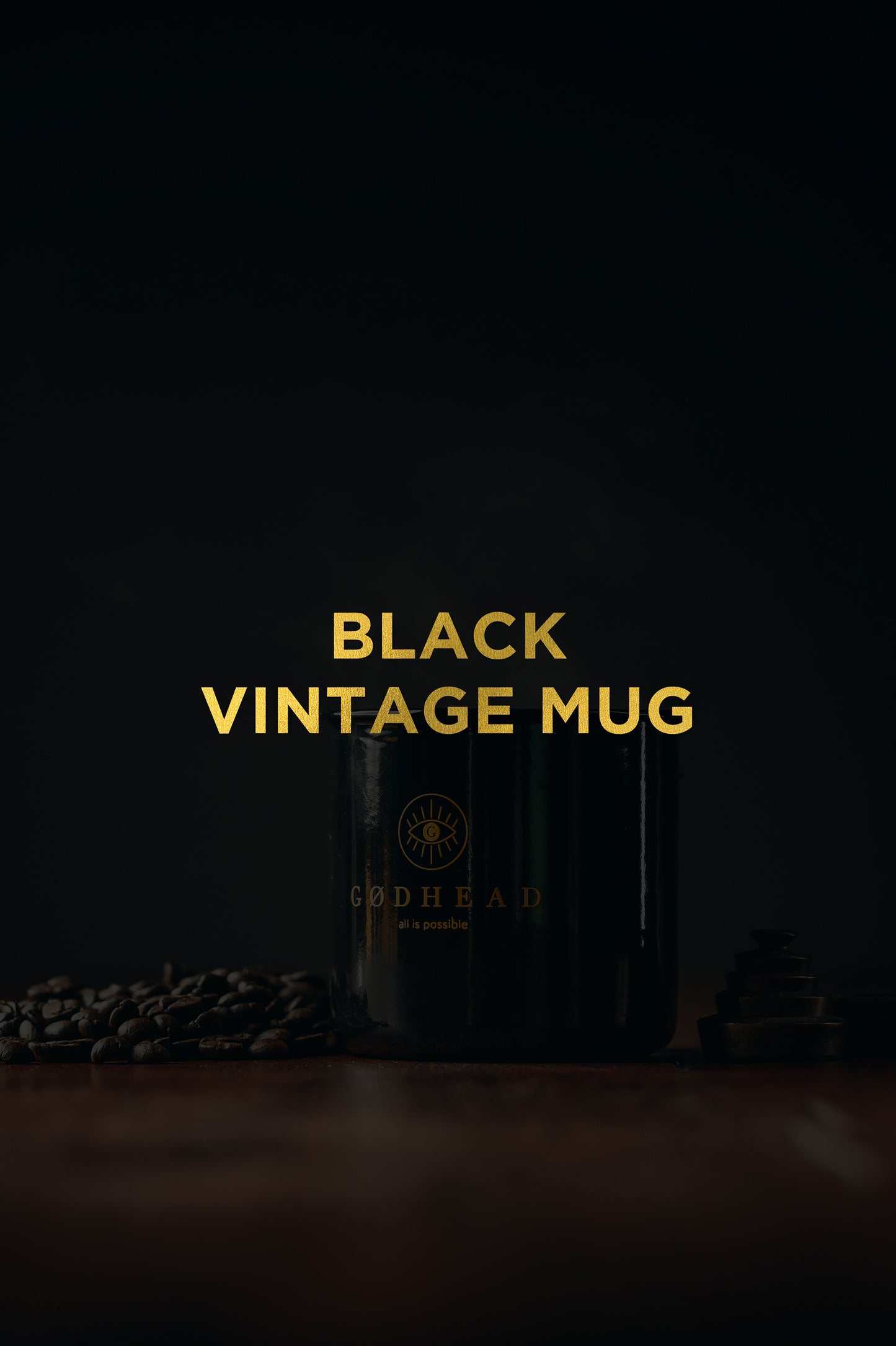 Black Vintage Mug