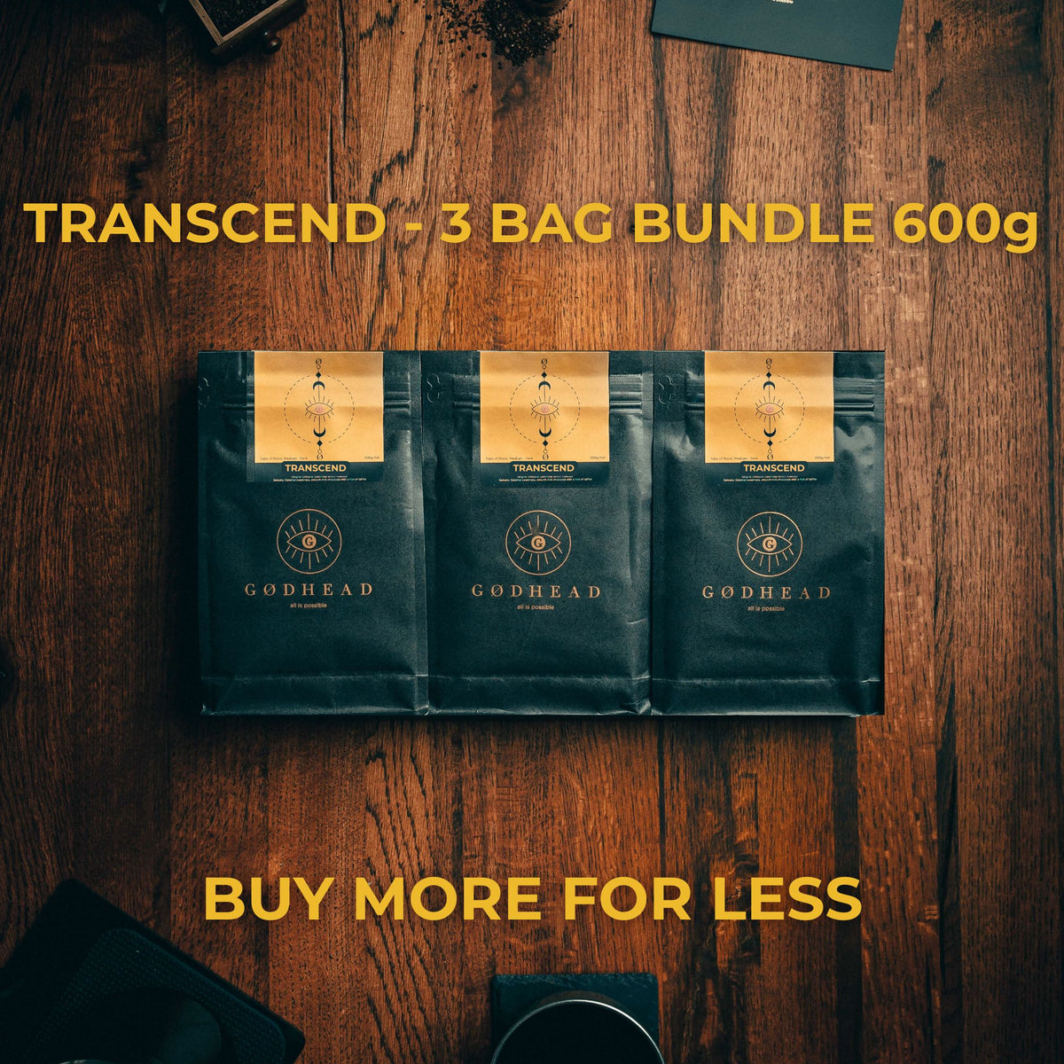 Transcend 3 Bag Bundle (600g) - GØDHEAD COFFEE