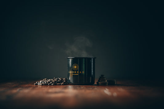 Black Vintage Mug - GØDHEAD COFFFEE