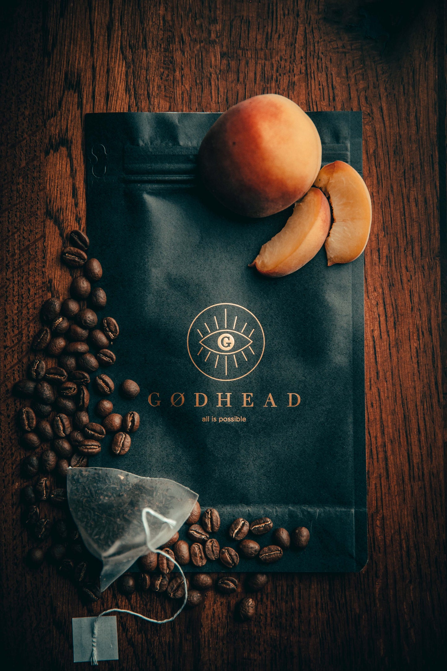 Vintage specialty coffee packaging - 200g bag of Brazilian single-origin beans