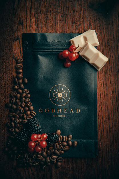 Wanderlust 200g specialty coffee bag from GODHEAD COFFEE - light roast Rwandan arabica with floral and berry notes