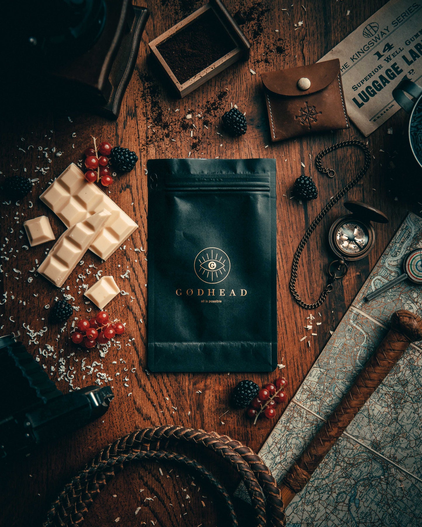 Wanderlust 200g specialty coffee bag from GODHEAD COFFEE - light roast Rwandan arabica with floral and berry notes